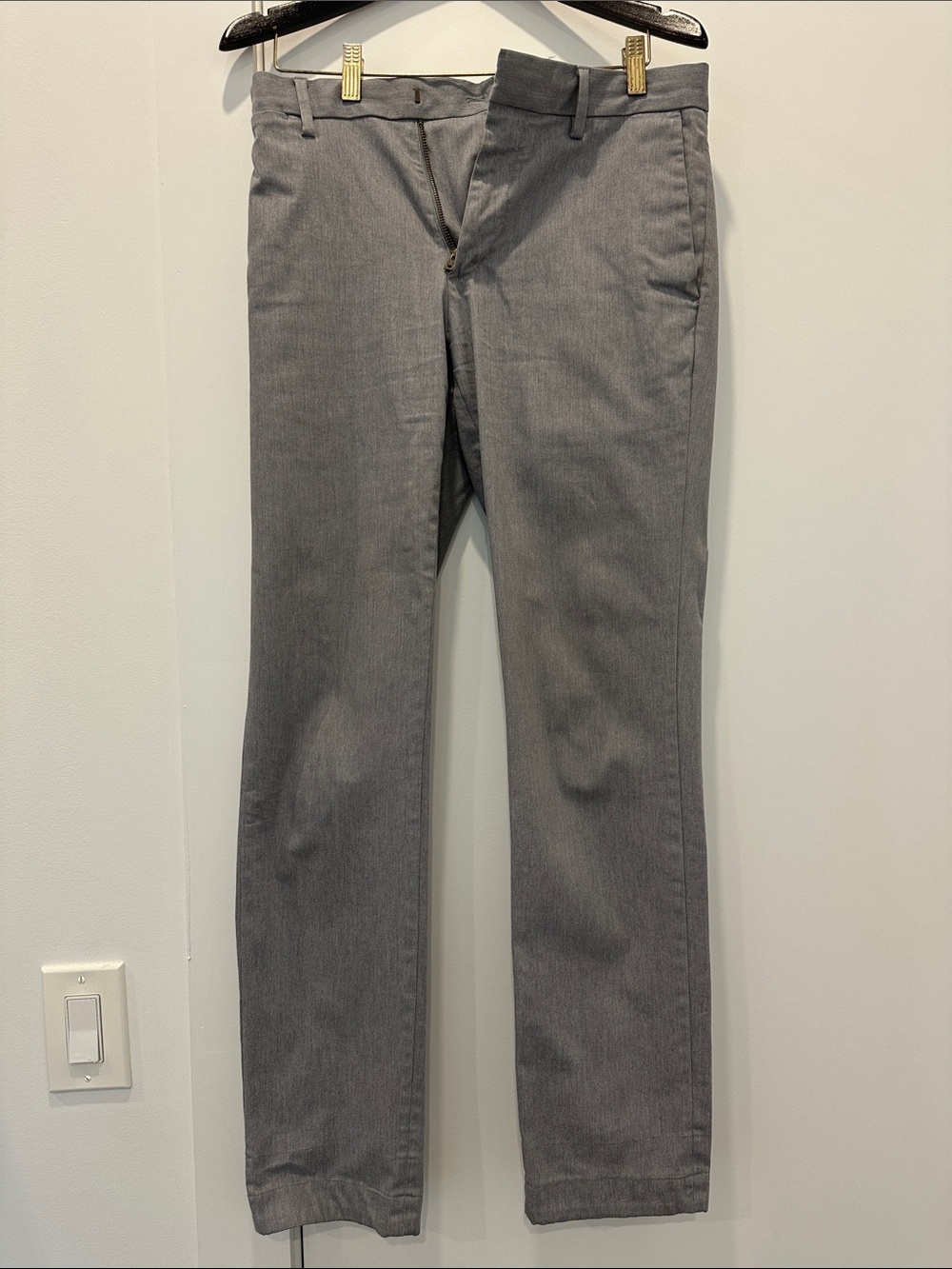 Banana Republic Aiden Fit Chinos in Light Gray